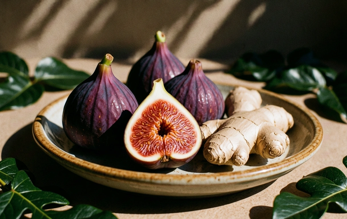 Alimenti freschi e naturali in composizione artistica