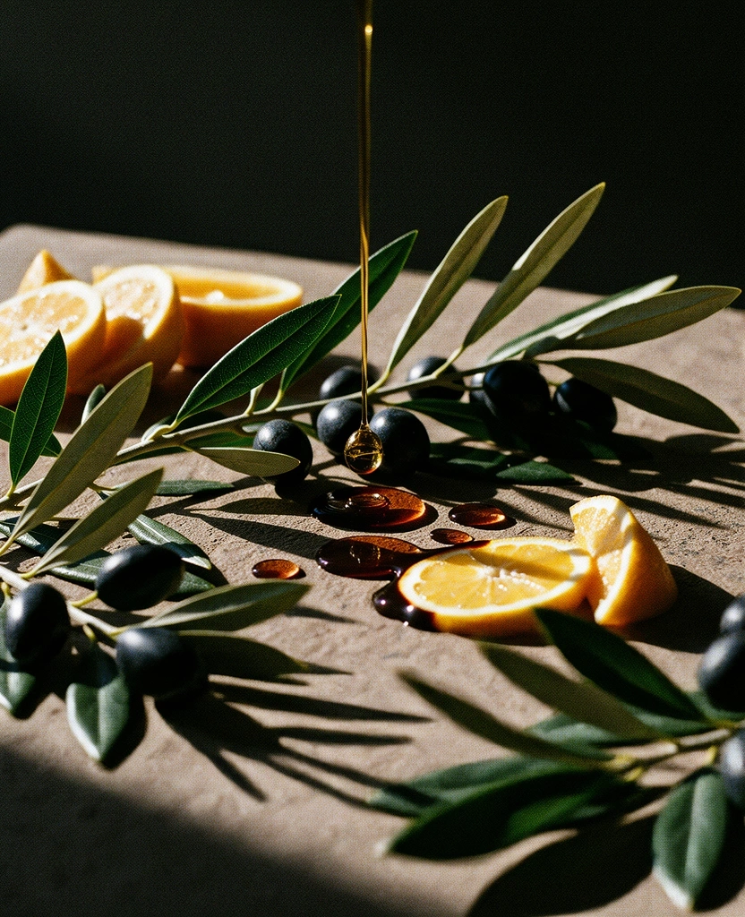 Elementi naturali e luce mediterranea